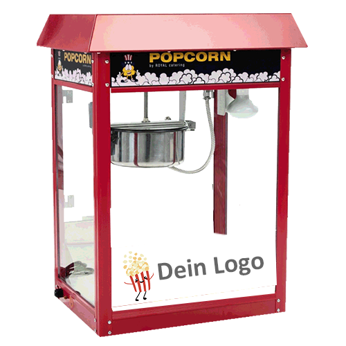 popcornmaschine rot mit branding popcornmaschine rot mit branding