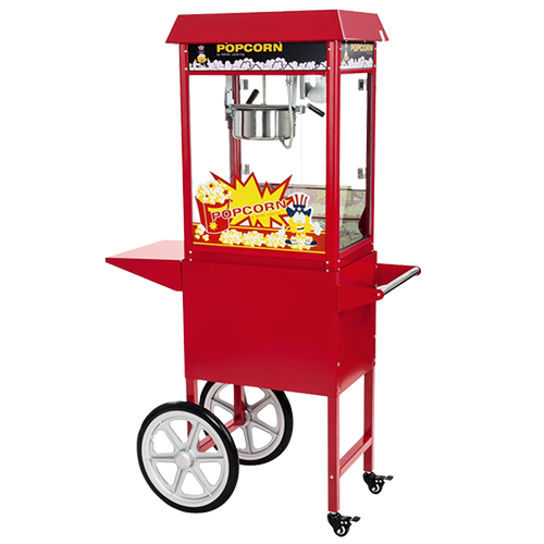 popcornmaschine rot mit wagen popcornmaschine rot mit wagen
