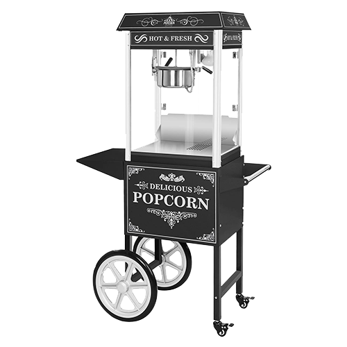 popcornmaschine schwarz mit wagen popcornmaschine schwarz mit wagen